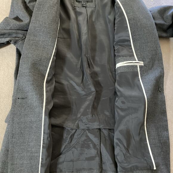 J.Crew Regent Wool Blazer Women’s Sz 6 Gray B0323 Work Career Business Preppy - Picture 8 of 9